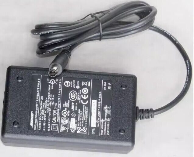 NEW Charger PSM36W-208 For SoundDock II III Series 2 3 Original Bose Power Supply Black